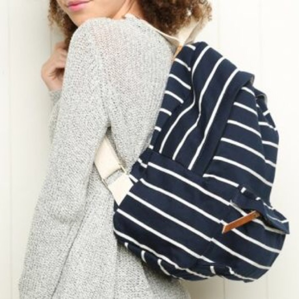 Brandy Melville Striped Backpack